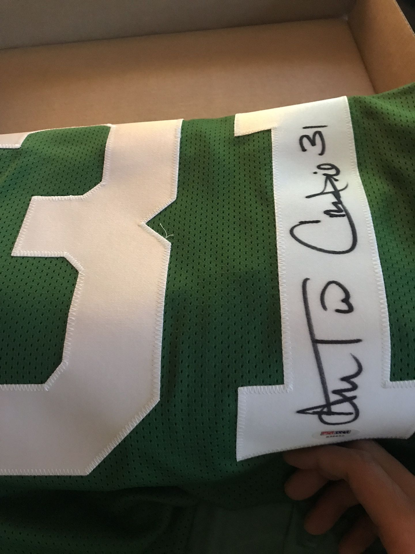 Jets signed jersey