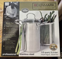 NIB Denmark Vertical Asparagus Steamer 3.5 Qt.