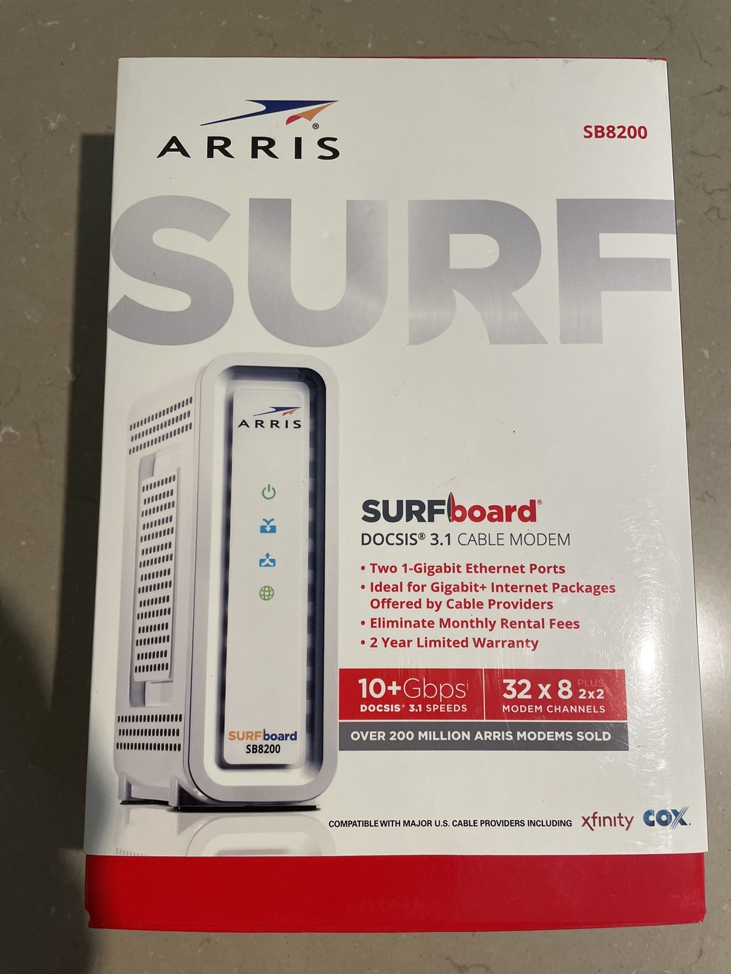 ARRIS SURFboard SB8200 DOCSIS 3.1 Cable Modem
