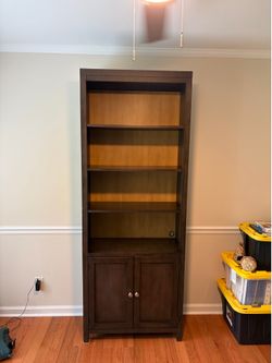 Book shelf with cabinet