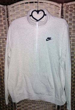 FIRM IN MERCED‼️WOMENS Nike Quarter-Zip Fleece Sweatshirt SIZE XL