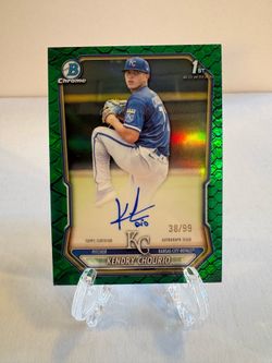 2026 Bowman Chrome - Kendry Chourio #CPA-KC Green Reptilian Auto /99 (JV)