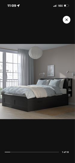IKEA Queen Brimnes Bed Frame
