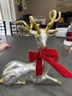 Holiday Deer. 12” Tall X  13” Long 
