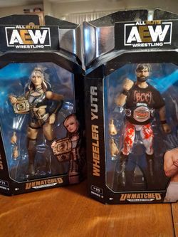 All elite aew wrestling figures brand new $5 each pick up in Glendale near 51st Avenue and Greenway brand new
