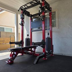 Vesta Pro Series 2in1 Squat Rack | Functional Trainer | 400lb Weight Stack | Commercial Grade | Gym Equipment | FREE DELIVERY🚚 🔴