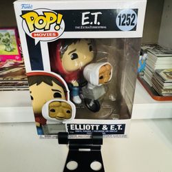 🌌 Funko Pop! Elliott & E.T. #1252 – The Extra-Terrestrial