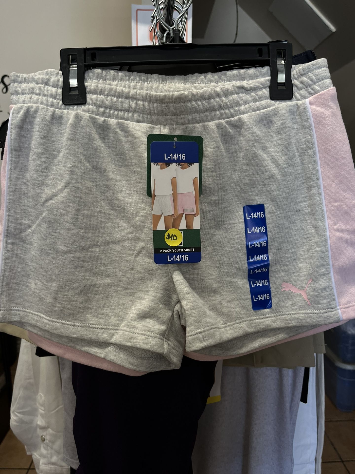 Girls Youth 2 Piece Puma Shorts