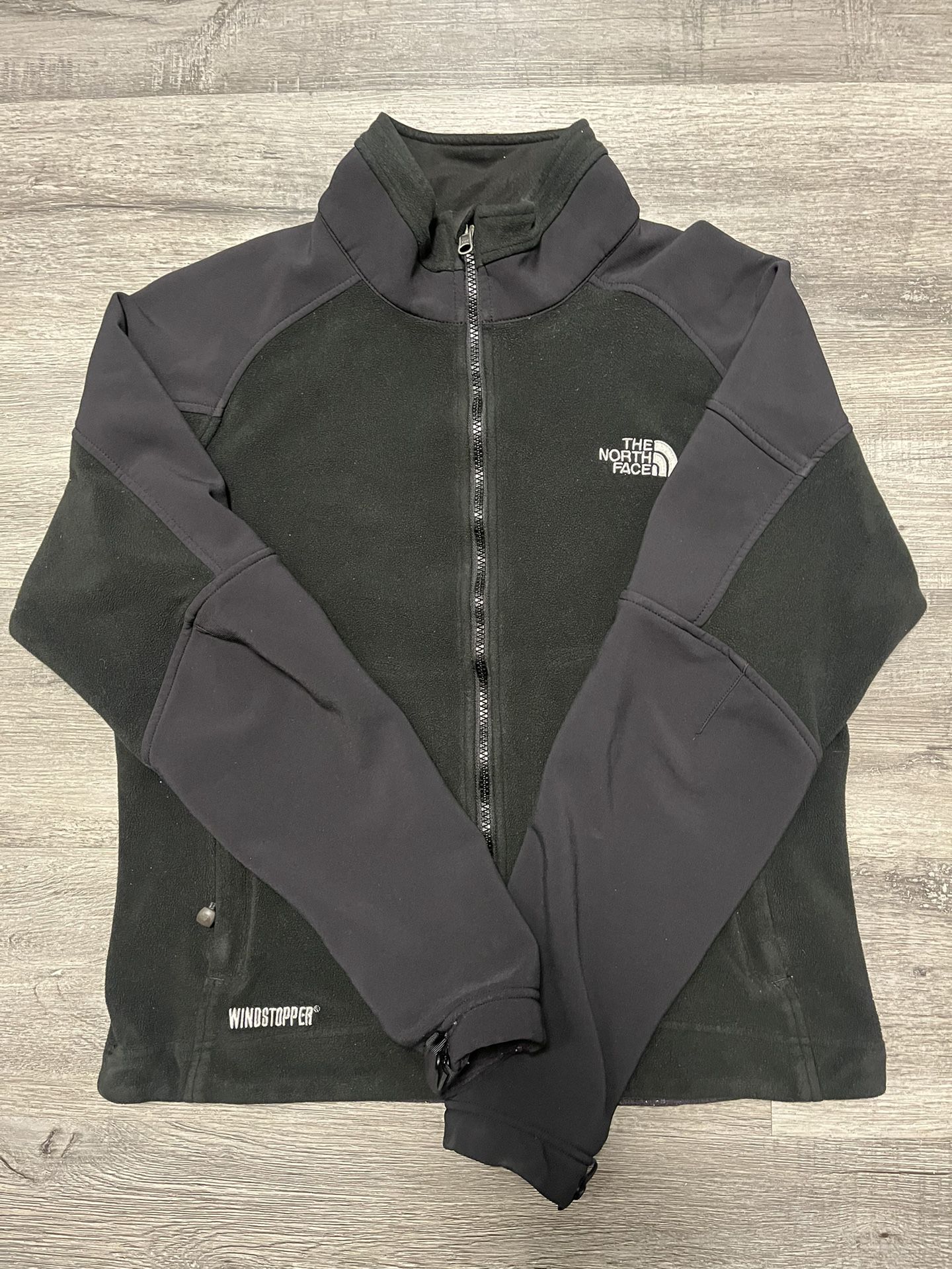 The North Face Windstopper Womens Jacket Medium Black Full Zip Outdoors
