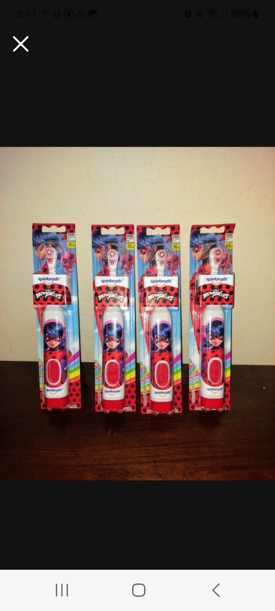 Kids Powered toothbrushes $3  each - Cross Streets Ray and Higley 