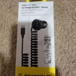 Car Charger For USB-C Devices 3FT