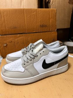 Black and white sneakers