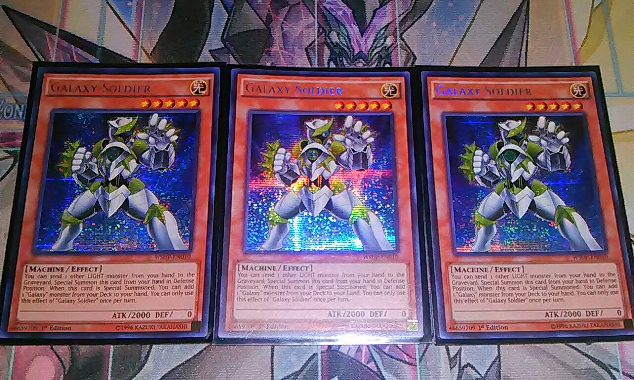 Yugioh x3 Galaxy Soldier Prismatic Secret rare