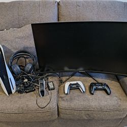 PS5 & Gaming Monitor 