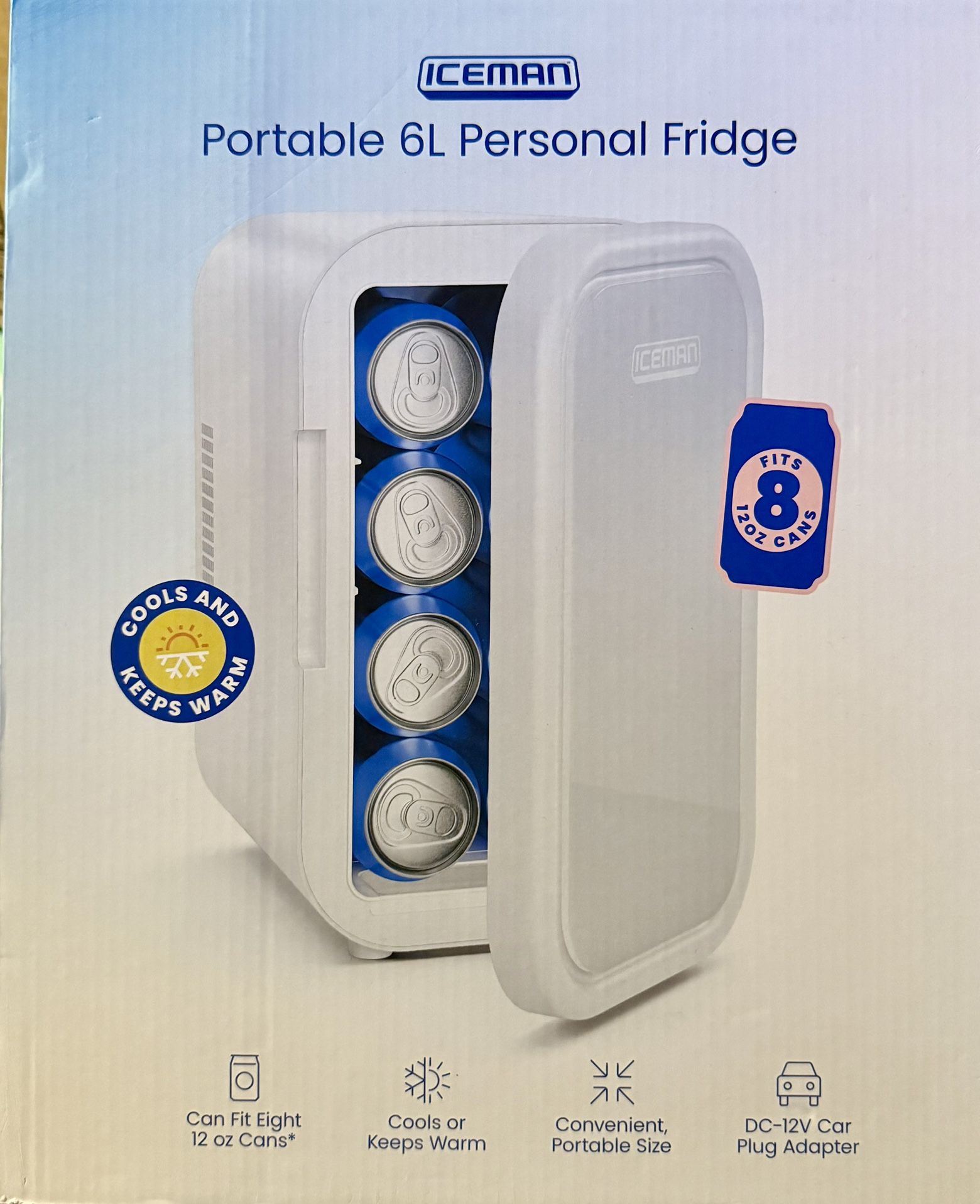 New Portable 6L Personal Fridge