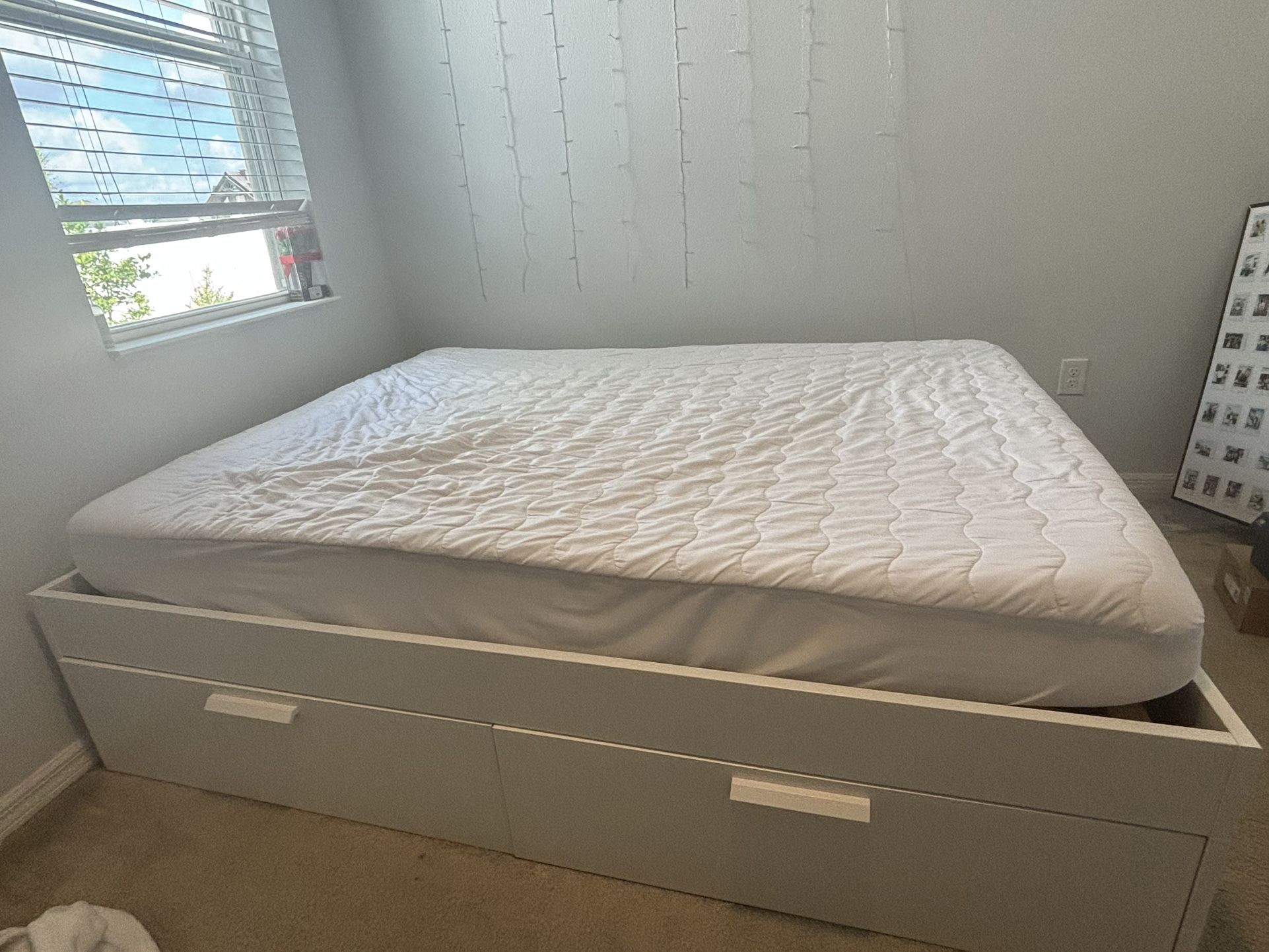 Queen bed frame
