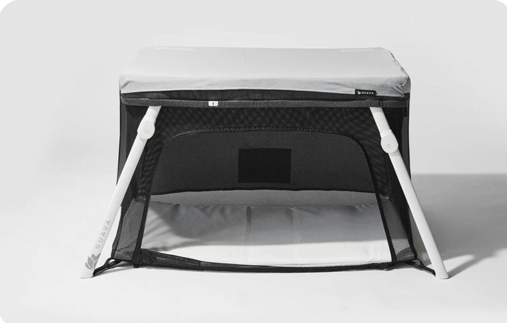 Guava Family Lotus Travel Crib & Nap Fun Shade
