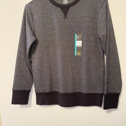 Boys Gray Sweatshirt Size L, New With Tags 