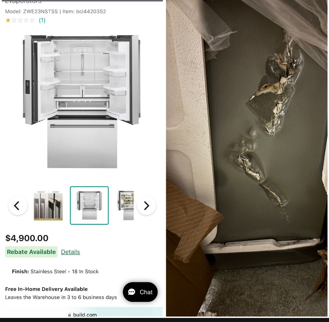 Brand New Thor Refrigerator 