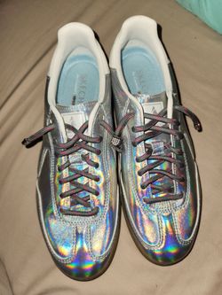 SCHETCHERS HOTSHOT METALIC SNEAKERS SIZE 8