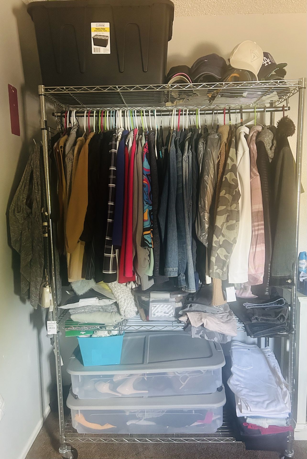 Chrome Clothing Rack