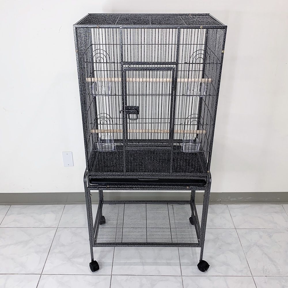 New in Box $95 Large 53-inch Parrot Bird Cage Rolling Stand for Parakeet, Cockatiel, Finch, Lovebird