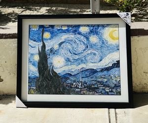 Starry Night Wall Art (Framed)