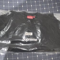 Supreme Washed Box Logo Crewneck Black Size Medium