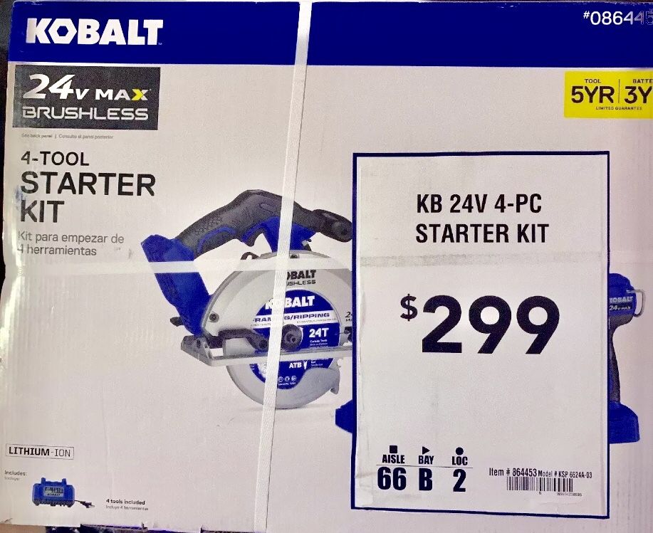 Kobalt 24V 4 Tools
