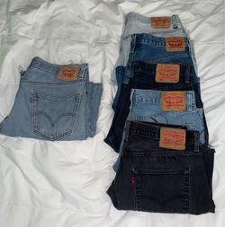 Levi’s shorts and jeans