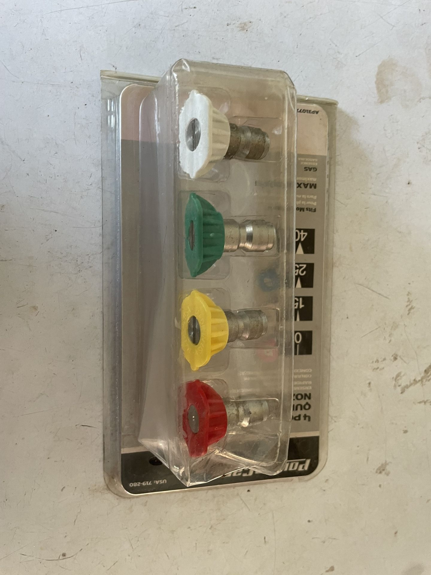 4 pieces quick connect pressure washer