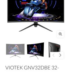 Viotek 32” Curved QHD Gaming Monitor (2560×1440, 165Hz)