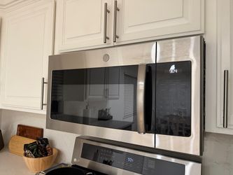 GE 1.6 cu. ft. Over-the-Range Microwave in Stainless Steel