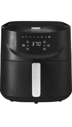 BELLA-PRO 8QT Digital Air Fryer with Divider, Touchscreen Controls, 1700W Rapid Heat Circulation, Non-Stick Basket, Adjustable Temperature, Preset Coo