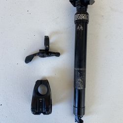 Mountain Bike Dropper Post with dropper lever & stem from PNW