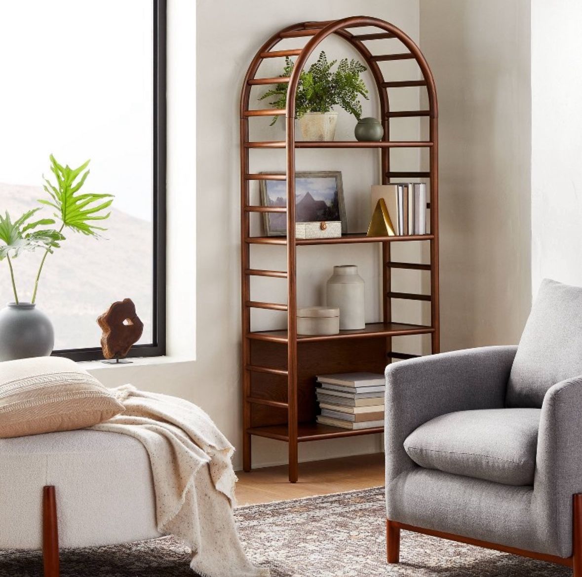 Arch bookcase