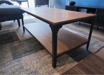 Walker Edison Industrial Coffee Table