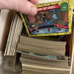 Vintage Top Cards Ninja Turtle Batman And Star Wars