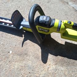 Weed wacker and hedge trimmers with batteries