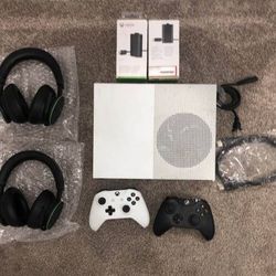 Microsoft Xbox One S (500GB) Gaming Console, Wireless Headset & More