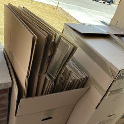 Moving Boxes, Bubble Wrap And Packing Paper