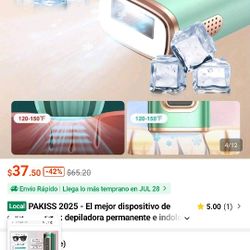 Depiladora Láser con sistema de enfriamiento de hielo
