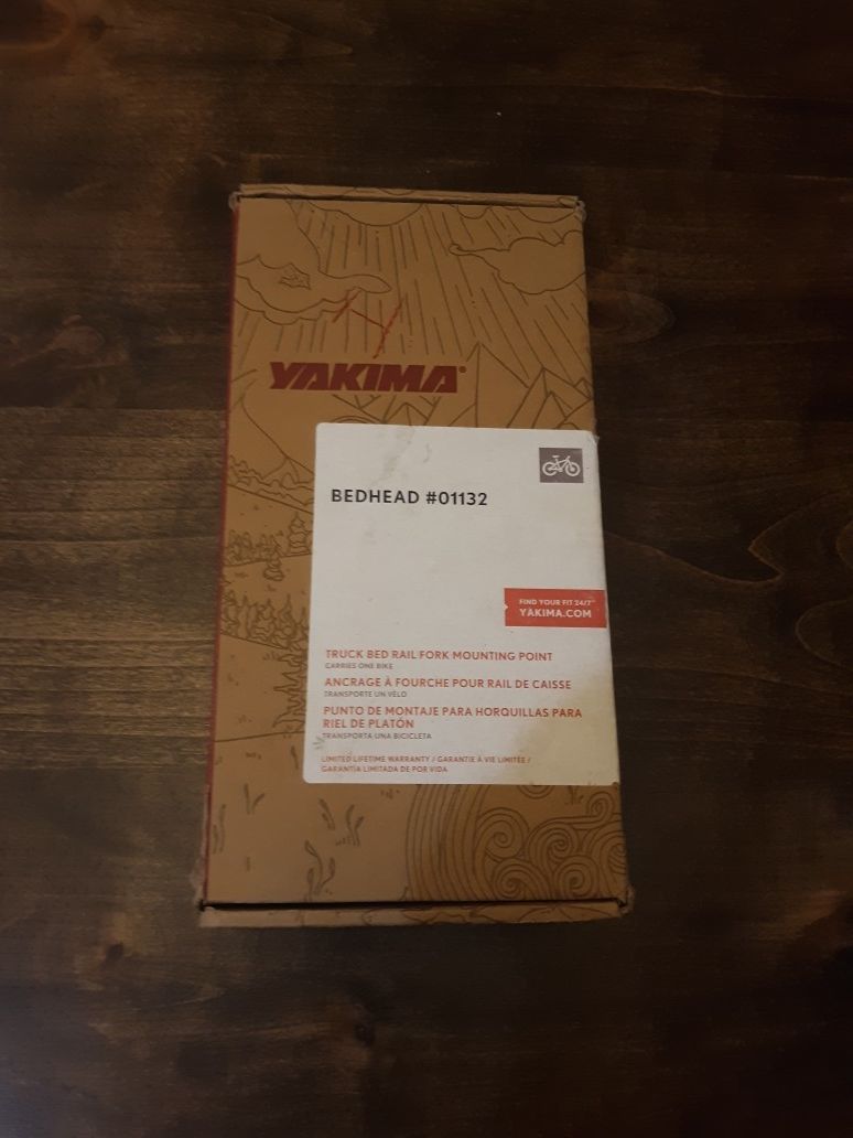 Yakima bedhead single bike truck bed mounted rack - clamp - on