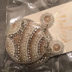 Beaded Earrings - Post . 