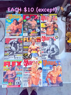 Magazine Book Collection , Collectors Magazine Flex & Muscle