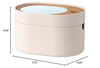NEW Ikea Saxborga Storage Box with Mirror Lid