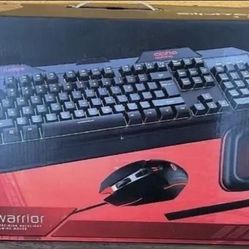 New Alpha Battle Group- 3 piece gaming set includes keyboard, mouse and headset! 