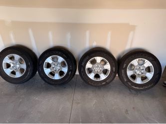 OEM Dodge Ram 18” Wheels & Goodyear Wrangler Tires – Set of 4 – 275/65R18