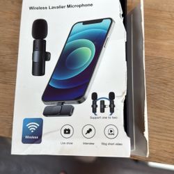 Wireless Lavalier Microphone For iPhone 