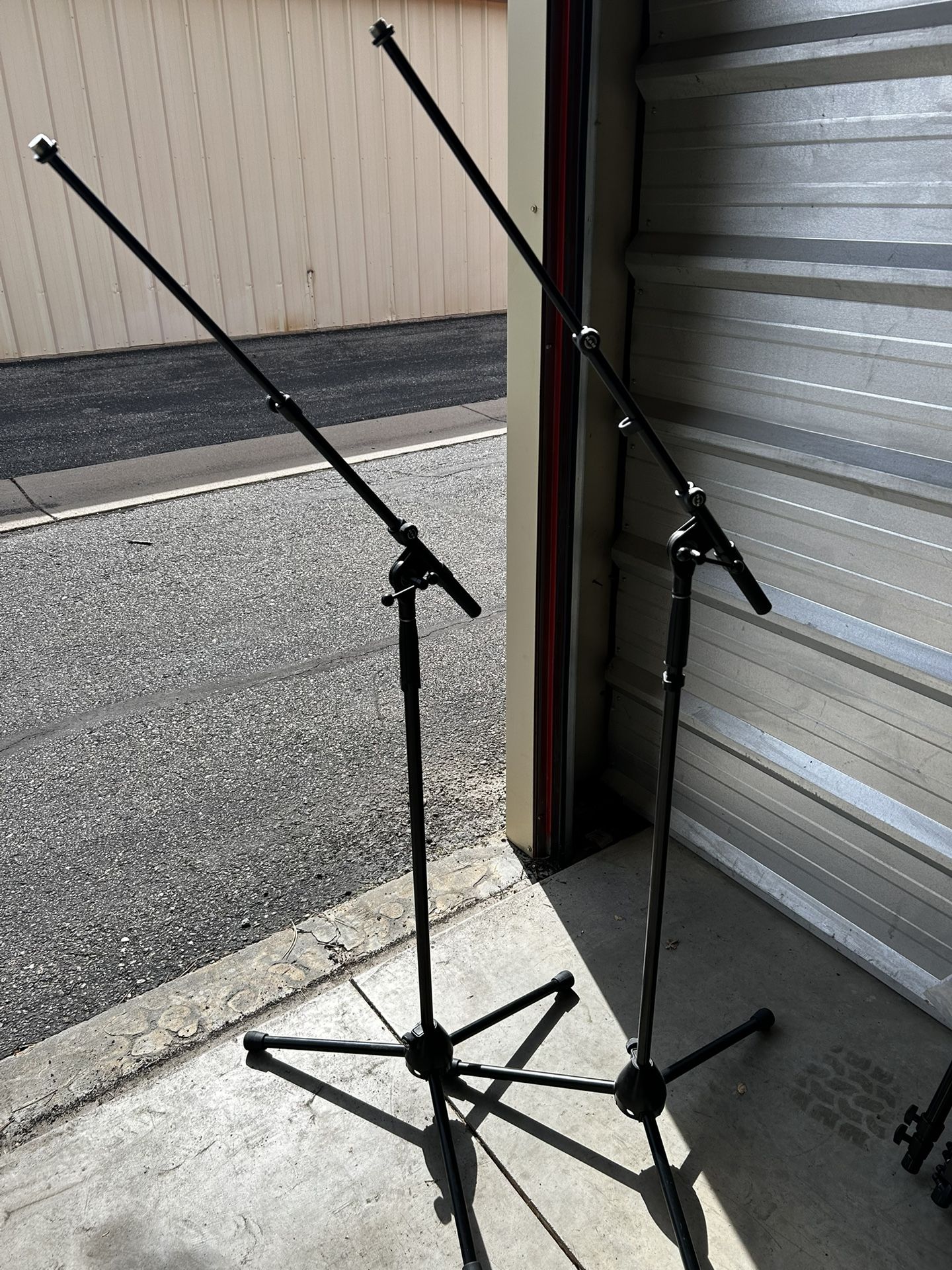 K&M Mic stands w/ boom